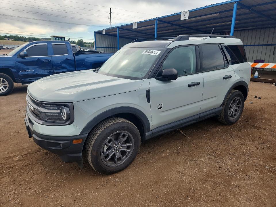 2023 Ford Bronco sport VIN 3FMCR9B68PRE23388 COPART salvage auction — HAIL, Co - Certificate Of Title, sold $14,700 on 2026-08-19 (photo 1)