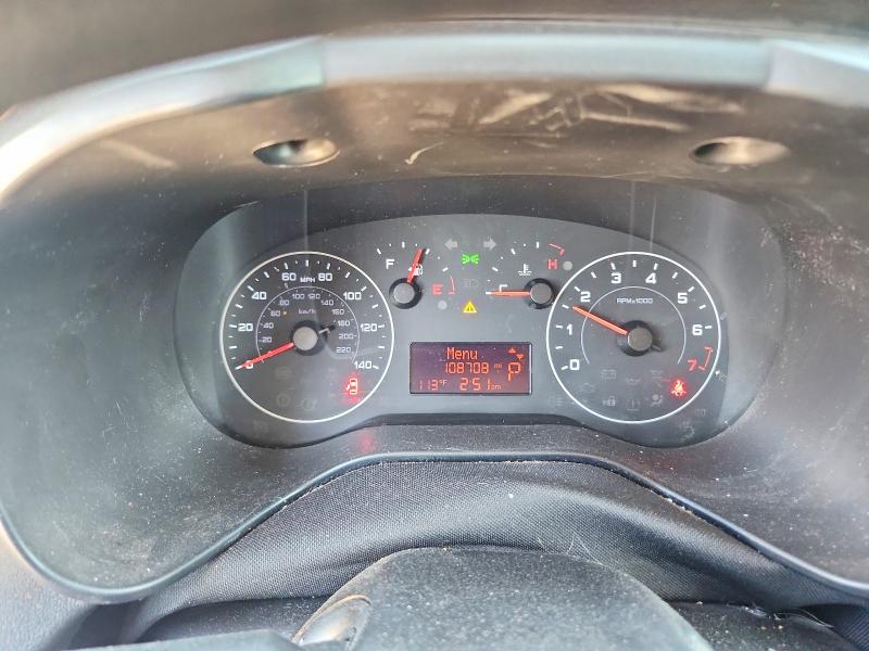2022 Ram Promaster city VIN ZFBHRFAB5N6Y38043 COPART salvage auction — FRONT END, Mo - Salvage Certificate Of Title, sold $2,850 on 2026-08-18 (photo 9)