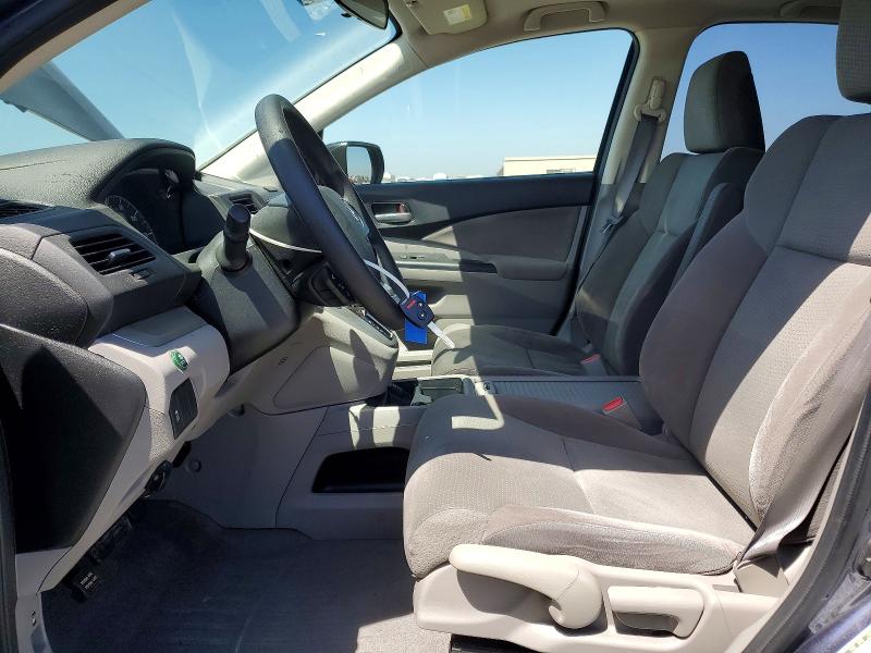 2012 Honda Cr-v VIN JHLRM4H55CC011309 COPART salvage auction — FRONT END, Ca - Salvage Certificate, sold $2,350 on 2026-07-16 (photo 7)