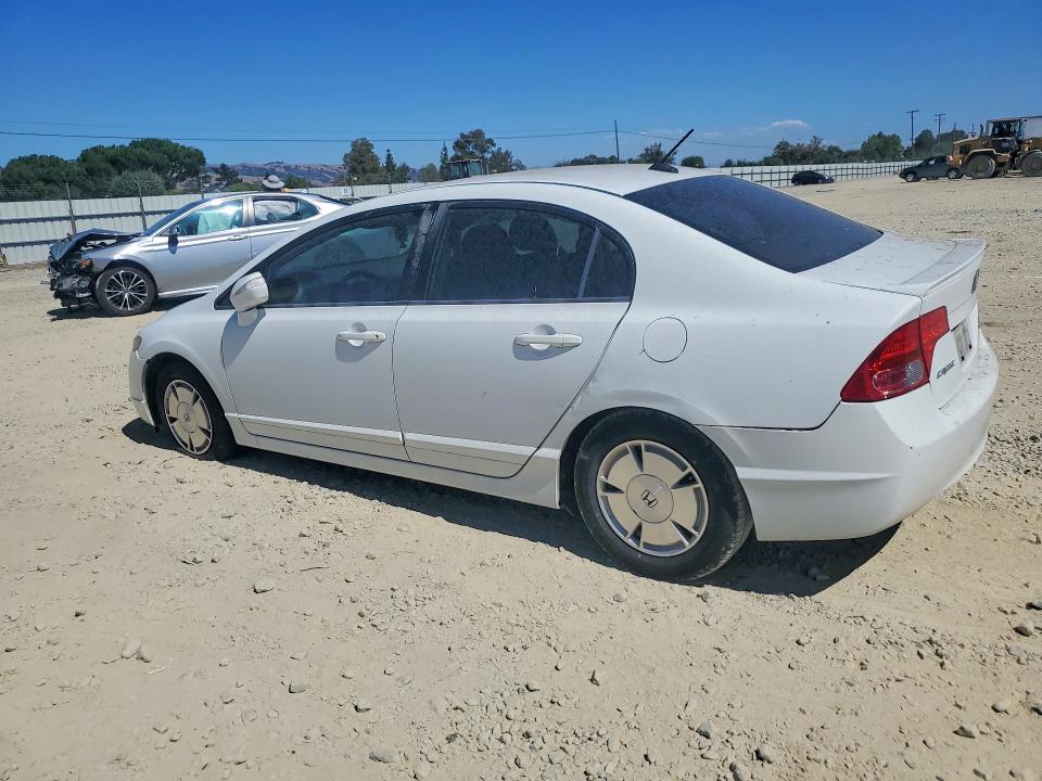 2008 Honda Civic hybrid VIN JHMFA36288S019640 COPART salvage auction — SIDE, Ca - Dis/Dlr/Exp Only Clean Title, sold $500 on 2026-07-16 (photo 2)