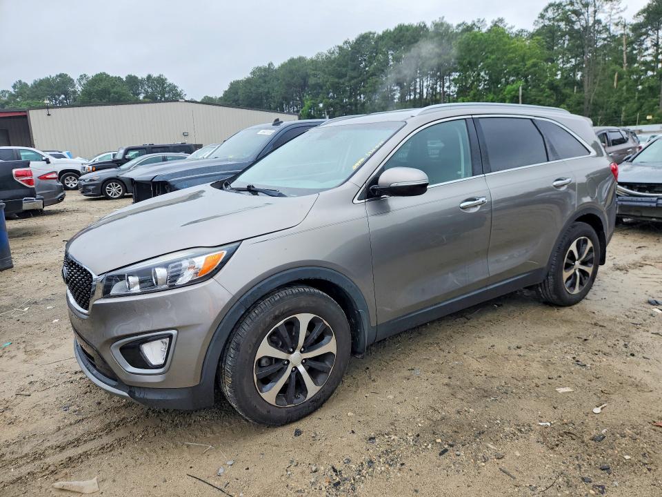 2016 Kia Sorento VIN 5XYPH4A58GG153285 COPART salvage auction — REAR END, Fl - Cert Of Title Slvg Rebuildable, sold $725 on 2026-07-14 (photo 1)