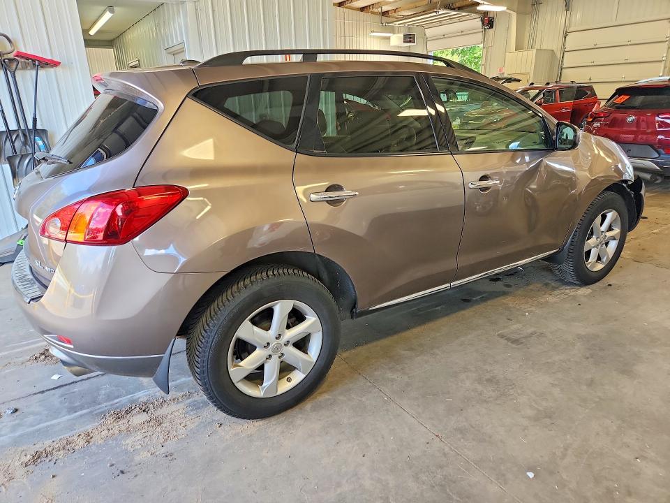 2010 Nissan Murano VIN JN8AZ1MW0AW122472 COPART salvage auction — FRONT END, Mn - Certificate Of Title, sold $1,050 on 2026-07-14 (photo 3)