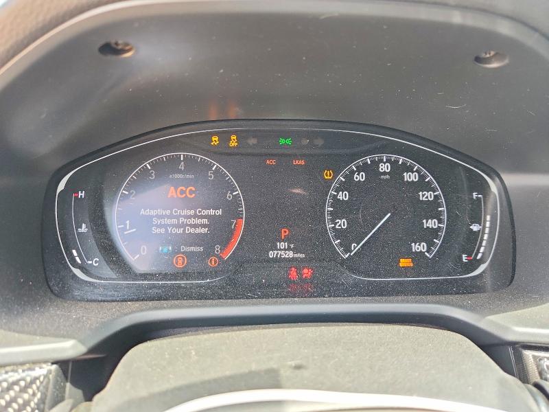 2020 Honda Accord VIN 1HGCV2F35LA007747 COPART salvage auction — FRONT END, Al - Cert Of Title-Salvage Title, sold $6,350 on 2026-08-29 (photo 9)