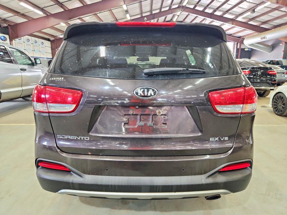 2016 Kia Sorento VIN 5XYPHDA55GG104058 COPART salvage auction — FRONT END, VA - CERTIFICATE OF TITLE, sold $3,000 on 2026-07-27 (photo 6)