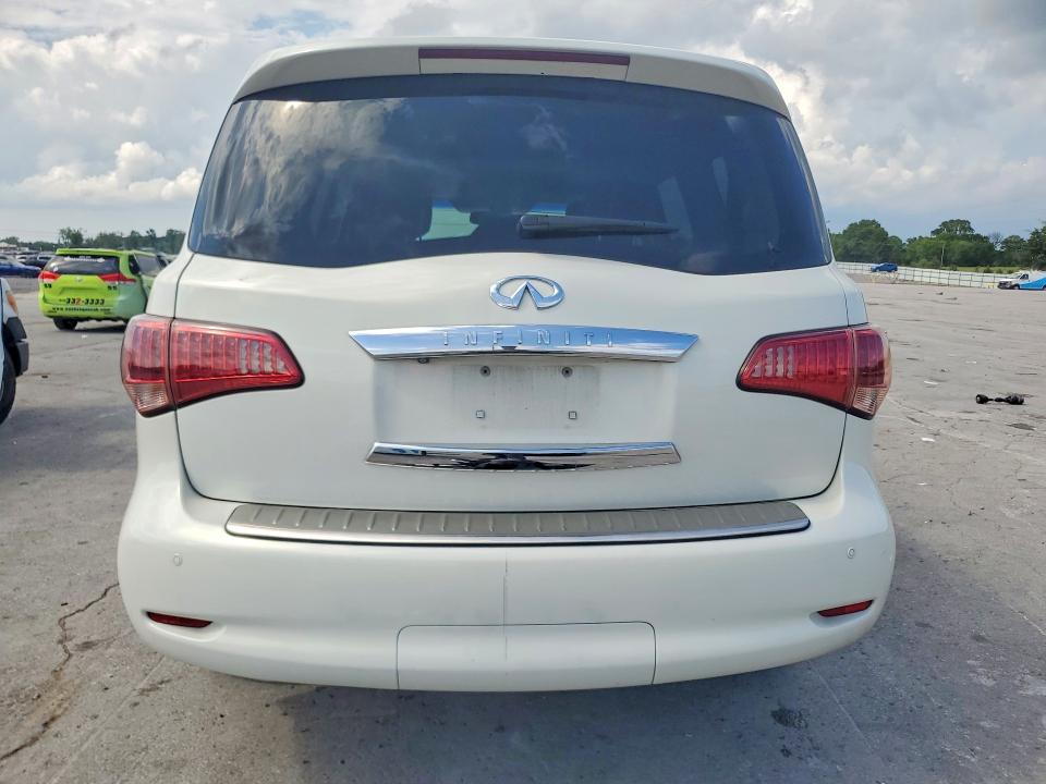 2012 Infiniti Qx56 VIN JN8AZ2NF1C9517718 COPART salvage auction — FRONT END, TN - SALVAGE CERTIFICATE (P), sold $1,200 on 2026-07-22 (photo 6)