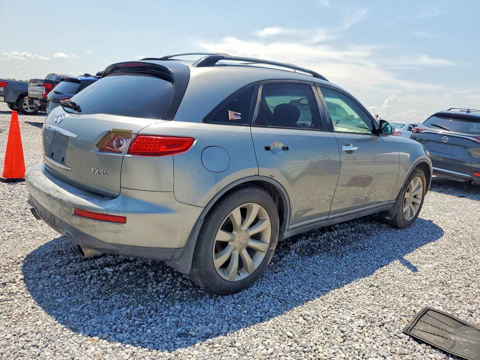 2003 Infiniti Fx35 VIN JNRAS08U23X001054 COPART salvage auction — MECHANICAL, LA - CERTIFICATE OF TITLE, sold $200 on 2026-07-27 (photo 3)