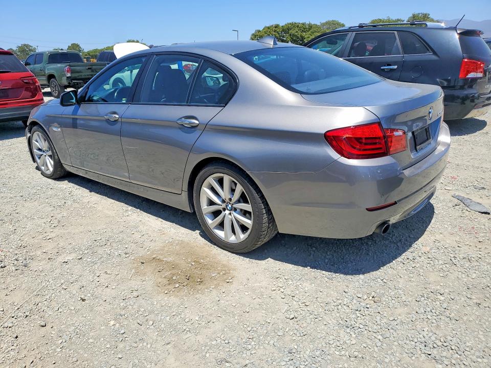 2012 BMW 5er VIN WBAFR7C50CC808235 COPART salvage auction — FRONT END, Ca - Salvage Certificate, sold $125 on 2026-07-21 (photo 2)