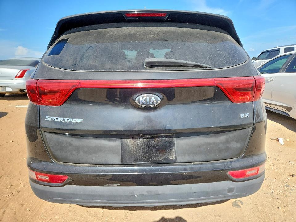 2017 Kia Sportage VIN KNDPN3AC5H7074852 COPART salvage auction — REAR END, Tx - Certificate Of Title (P), sold $2,650 on 2026-07-16 (photo 6)