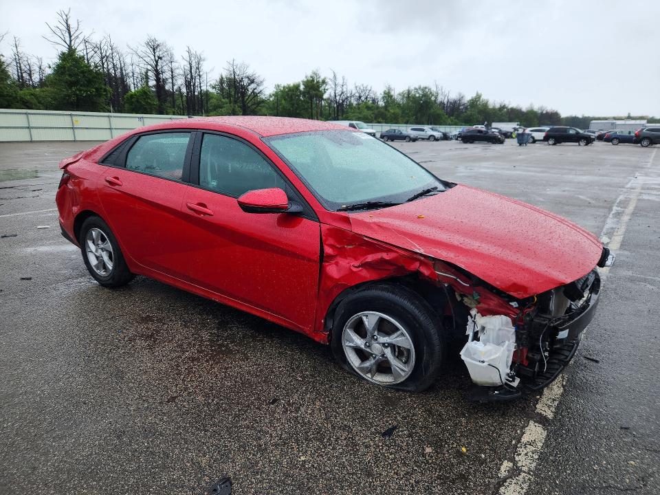 2021 Hyundai Elantra VIN 5NPLL4AG0MH017123 COPART salvage auction — FRONT END, Ny - Mv-907A Salvage Certificate, sold $2,700 on 2026-07-22 (photo 4)