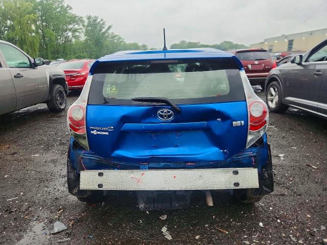 2012 Toyota Prius c VIN JTDKDTB39C1507953 COPART salvage auction — REAR END, CT - CERT OF TITLE-SALVAGE, sold $475 on 2026-07-17 (photo 6)