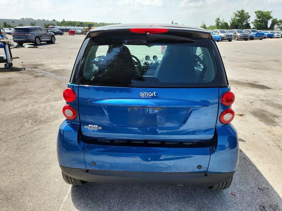 2009 Smart Fortwo VIN WMEEJ31X59K254712 COPART salvage auction — FRONT END, FL - CERT OF TITLE SLVG REBUILDABLE, sold $15 on 2026-07-21 (photo 6)