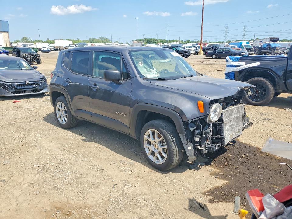 2023 Jeep VIN ZACNJDB10PPP71933 COPART salvage auction — FRONT END, Fl - Certificate Of Destruction, sold $3,200 on 2026-07-27 (photo 4)
