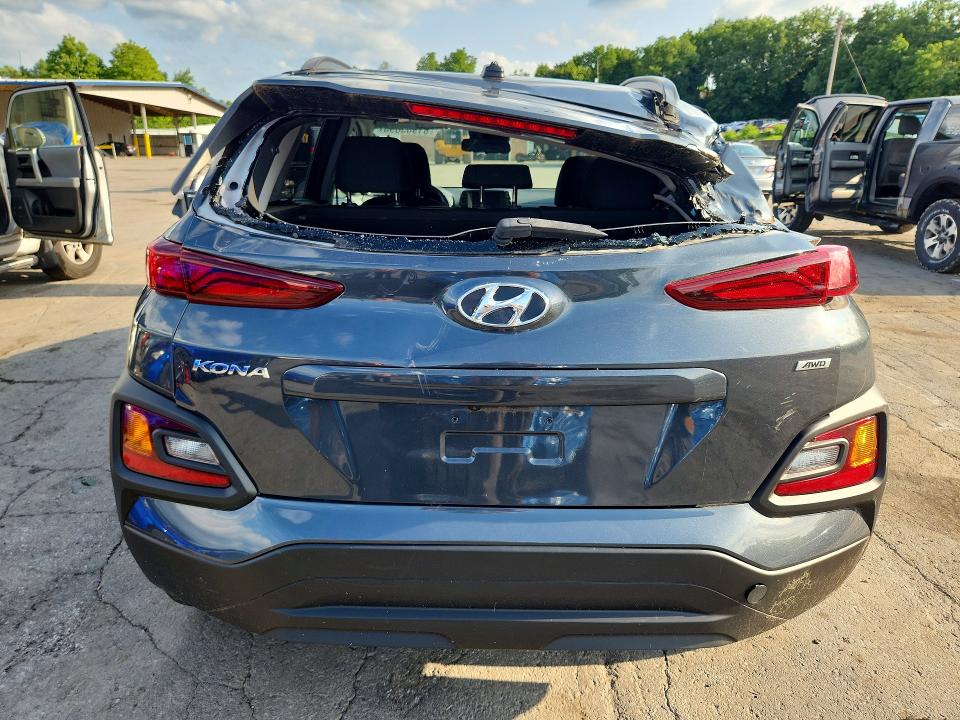 2020 Hyundai Kona VIN KM8K2CAA3LU548093 COPART salvage auction — WATER/FLOOD, Ny - Mv-907A Salvage Certificate, sold $350 on 2026-07-28 (photo 6)