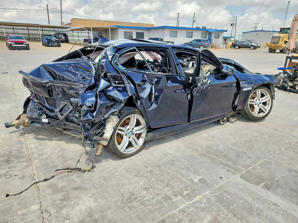 2015 BMW 5 series VIN WBA5B1C54FG125268 COPART salvage auction — ALL OVER, TX - NONREPAIRABLE TITLE (P), sold $150 on 2026-08-13 (photo 3)