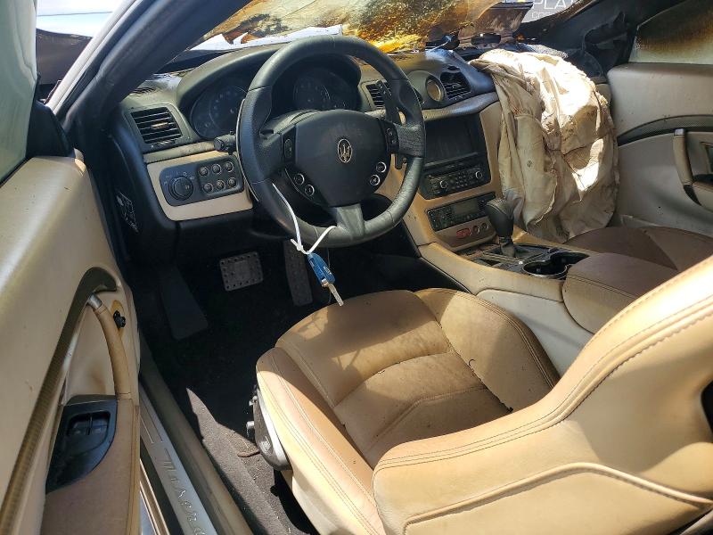 2017 Maserati Granturismo VIN ZAM45VLA5H0221072 COPART salvage auction — Burn Engine, TX - NONREPAIRABLE TITLE (P), sold $2,700 on 2026-07-31 (photo 8)