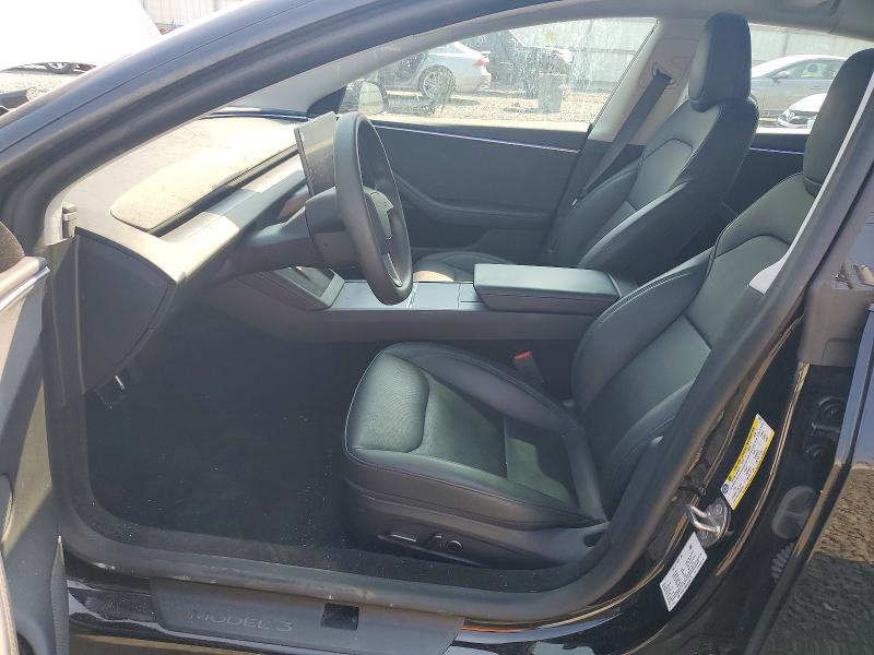 2024 Tesla Model 3 VIN 5YJ3E1EB8RF836779 COPART salvage auction — ROOF, Nj - Cert Of Title-Salvage, sold $15,475 on 2026-09-02 (photo 7)