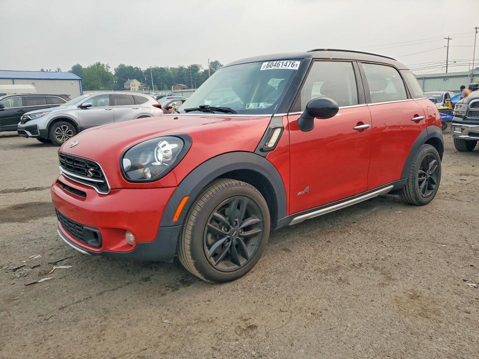 2016 Mini Cooper VIN WMWZC5C58GWU21293 COPART salvage auction — REAR END, PA - CERTIFICATE OF SALVAGE, sold $550 on 2026-07-21 (photo 1)