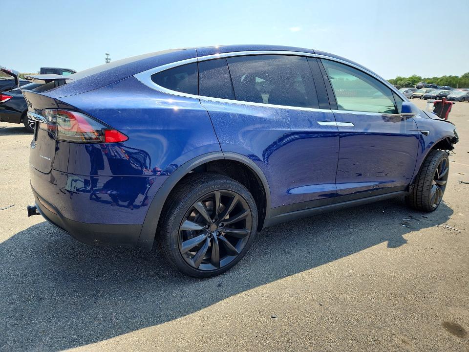 2020 Tesla Model x VIN 5YJXCBE2XLF233529 COPART salvage auction — FRONT END, NY - MV-907A SALVAGE CERTIFICATE, sold $11,200 on 2026-07-20 (photo 3)