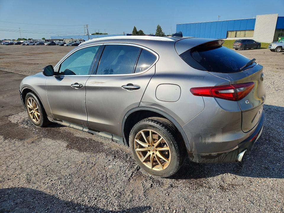 2018 Alfa romeo Stelvio VIN ZASFAKBNXJ7B71902 COPART salvage auction — FRONT END, Wv - Certificate Of Title, sold $4,400 on 2026-08-07 (photo 2)