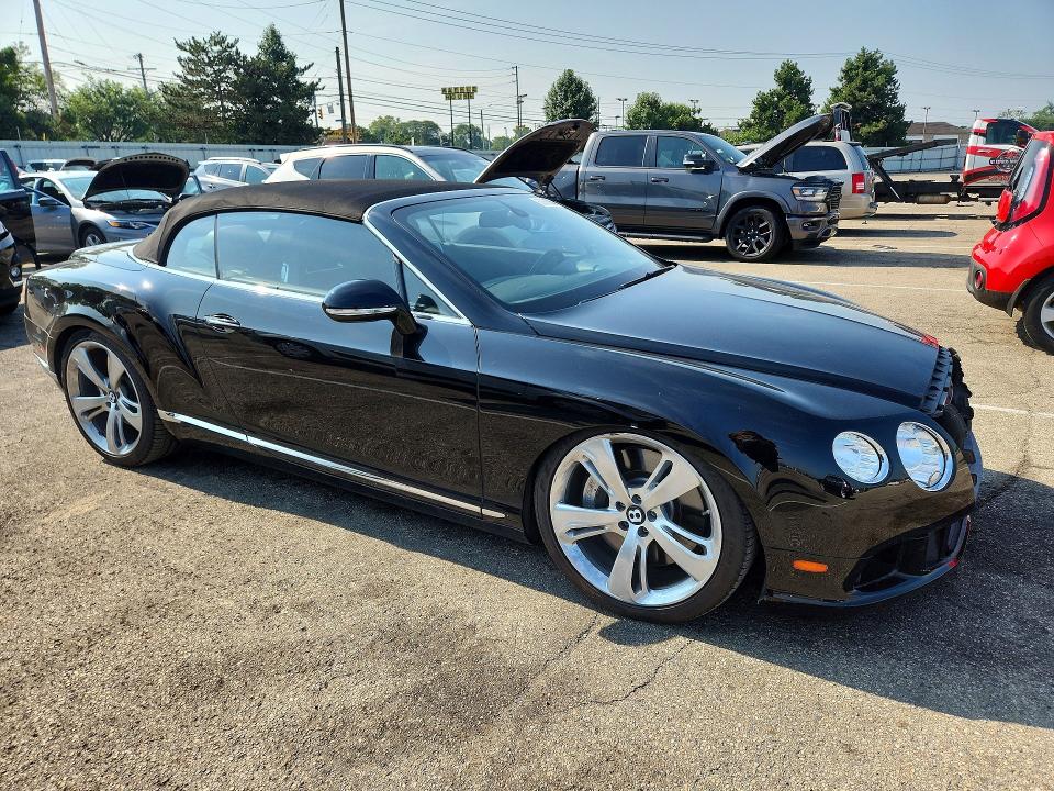 2013 Bentley Continental VIN SCBGR3ZA6DC079120 COPART salvage auction — FRONT END, St - Salvage Title, sold $20,600 on 2026-09-10 (photo 4)