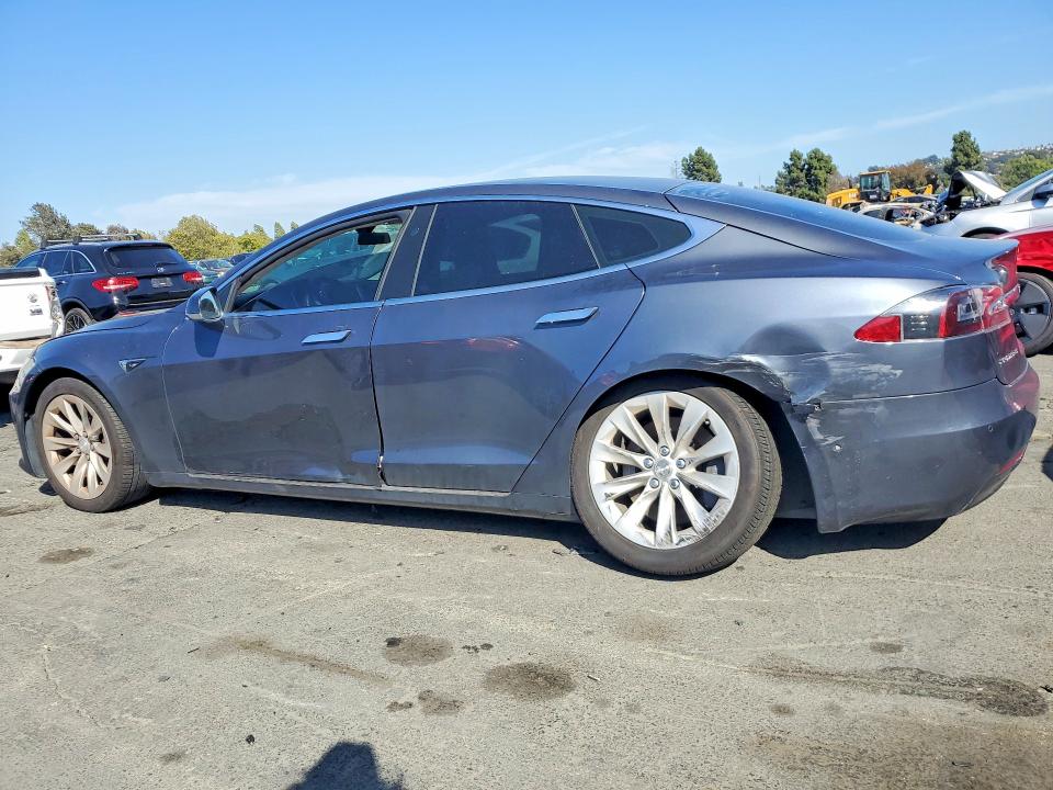 2017 Tesla Model s VIN 5YJSA1E27HF222294 COPART salvage auction — SIDE, CA - SALVAGE CERTIFICATE, sold $6,700 on 2026-07-31 (photo 2)