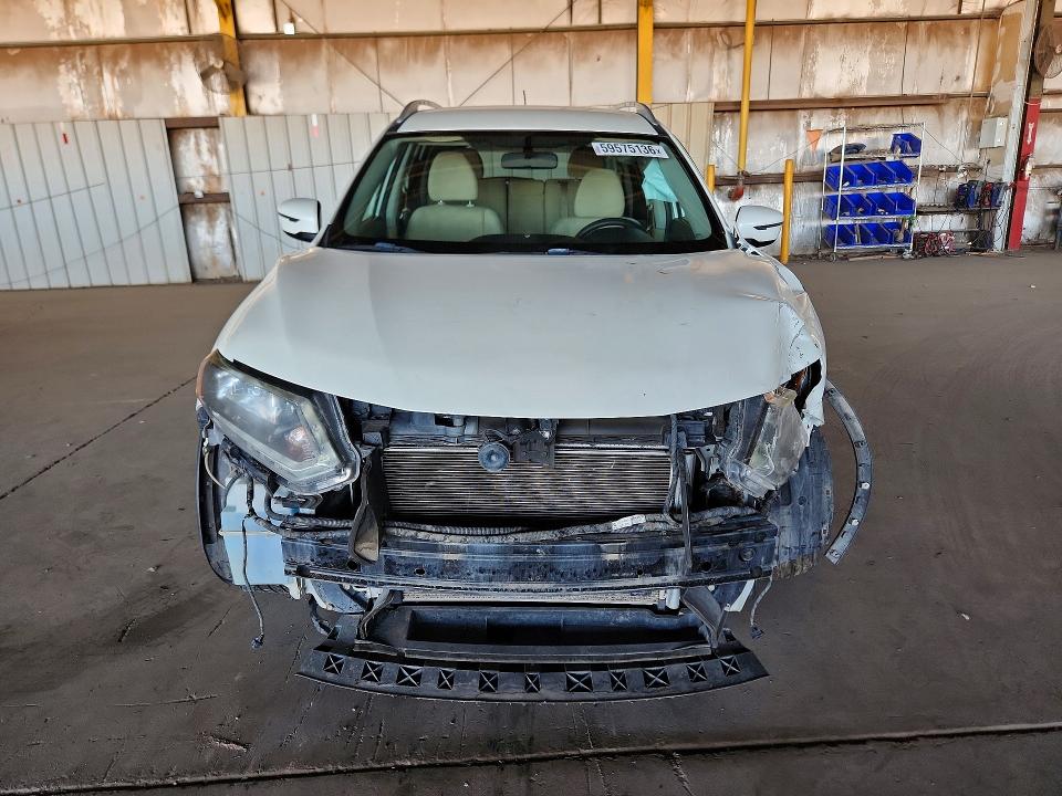2016 Nissan Rogue VIN KNMAT2MV6GP685135 COPART salvage auction — FRONT END, Az - Certificate Of Title, sold $625 on 2026-07-20 (photo 5)