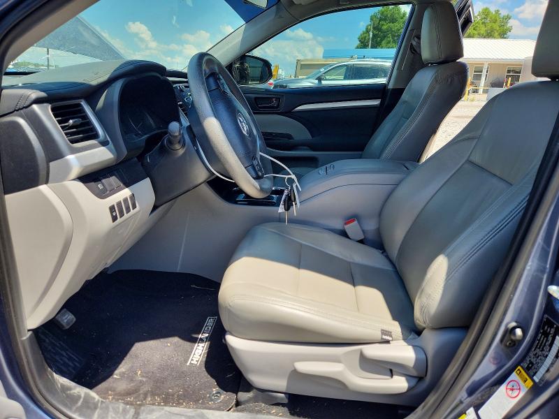 2019 Toyota Highlander VIN 5TDZZRFH2KS336134 COPART salvage auction — HAIL, Ar - Cert Of Title-Salvage, sold $5,600 on 2026-07-29 (photo 7)