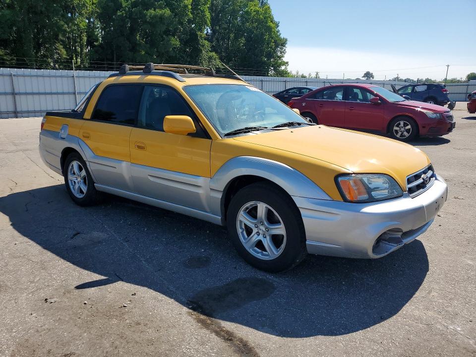 2003 Subaru Baja VIN 4S4BT61C936109372 COPART salvage auction — REAR END, Nc - Dealer Only Clean Title, sold $350 on 2026-07-21 (photo 4)