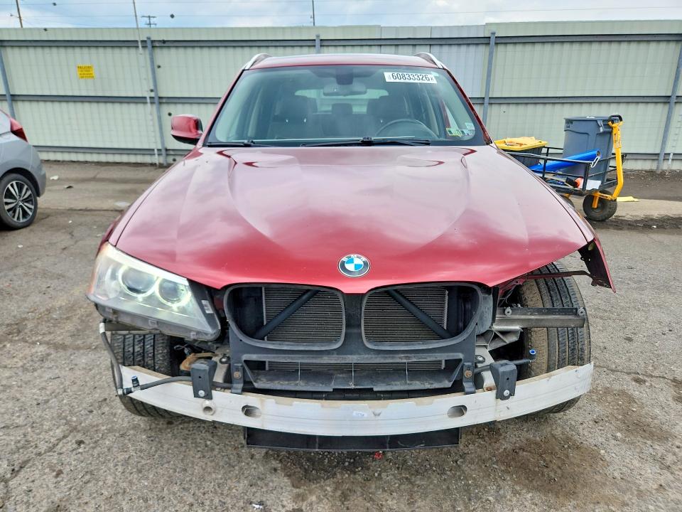 2014 BMW X3 VIN 5UXWX9C52E0D20558 COPART salvage auction — WATER/FLOOD, Pa - Certificate Of Salvage, sold $1,000 on 2026-07-31 (photo 5)