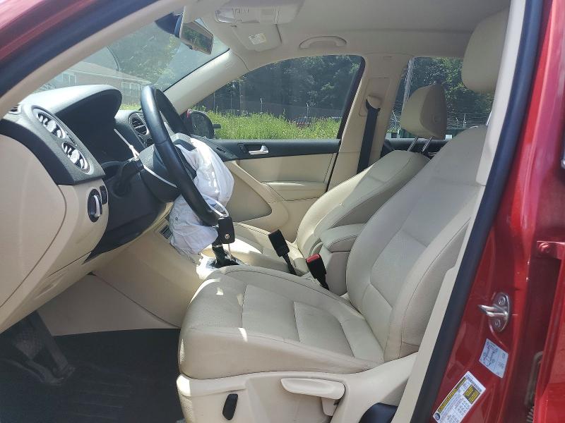 2016 Volkswagen Tiguan VIN WVGBV7AX0GW085603 COPART salvage auction — FRONT END, Md - Cert Of Salvage > 75% Damage, sold $125 on 2026-07-28 (photo 7)