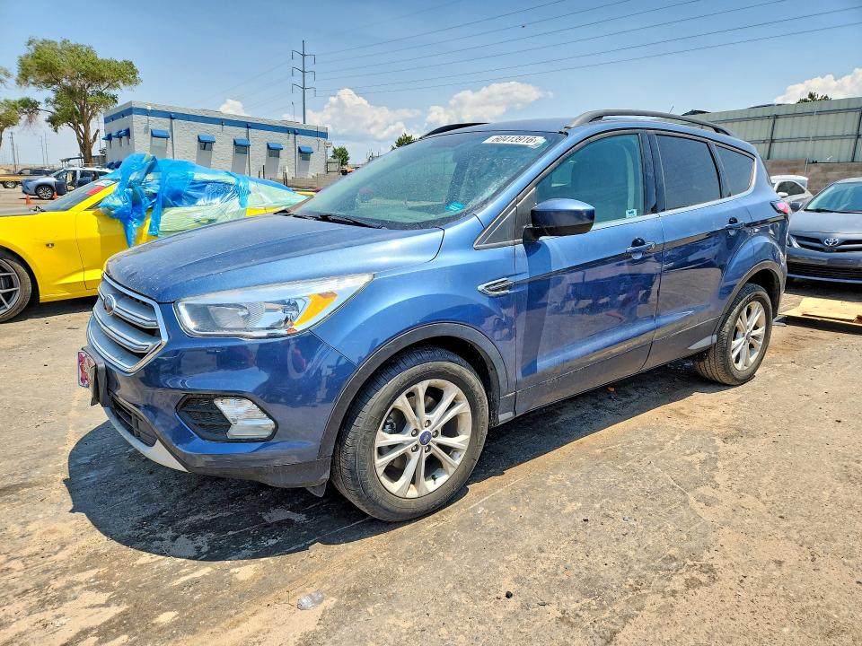 2018 Ford Escape VIN 1FMCU0GD9JUC07891 COPART salvage auction — MECHANICAL, NM - CERTIFICATE OF TITLE, sold $3,200 on 2026-07-09 (photo 1)