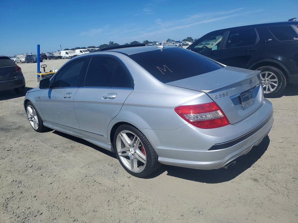 2008 Mercedes-benz C class VIN WDDGF56X38F033376 COPART salvage auction — MINOR DENT/SCRATCHES, Ca - Dis/Dlr/Exp Clean W/Salv Hist (P), sold $900 on 2026-08-13 (photo 2)