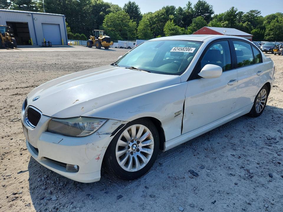 2009 BMW 3 series VIN WBAPK53569A512797 COPART salvage auction — FRONT END, MA - CERT OF TITLE-RECONSTRCTD COLL, sold $500 on 2026-08-03 (photo 1)