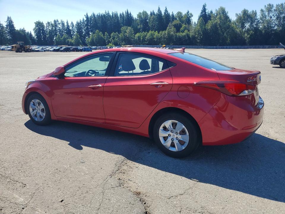 2016 Hyundai Elantra VIN KMHDH4AE1GU526566 COPART salvage auction — FRONT END, Wa - Bill Of Sale, sold $450 on 2026-07-27 (photo 2)
