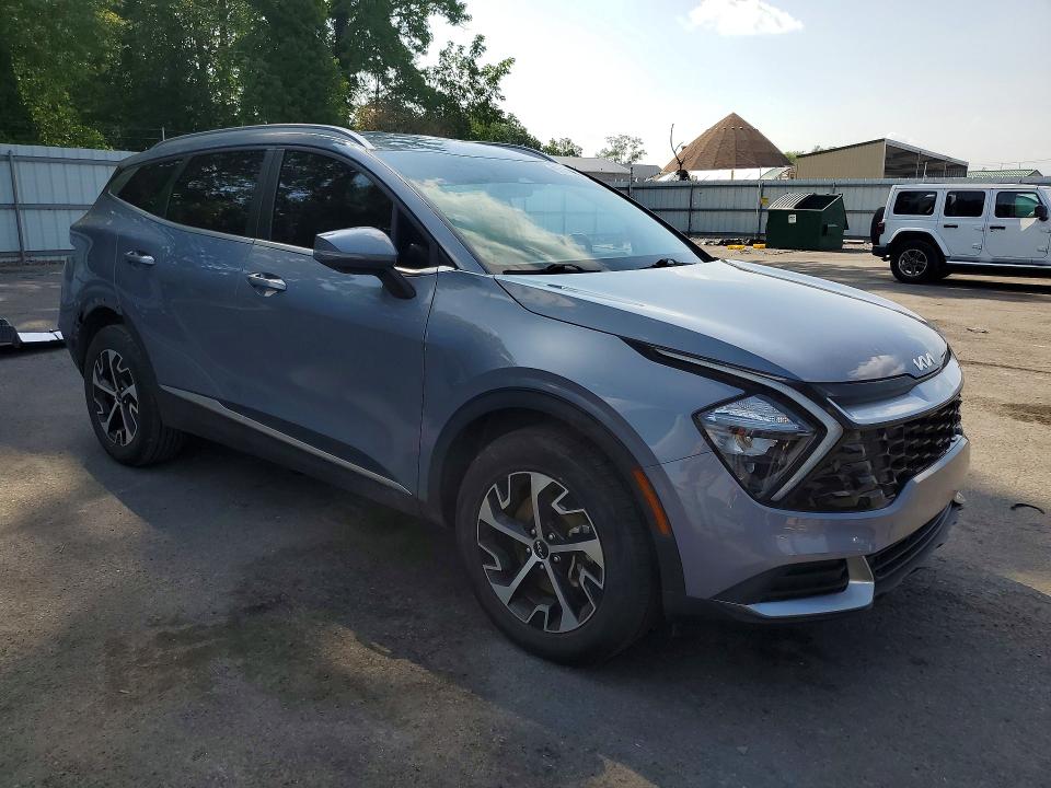 2023 Kia Sportage VIN 5XYK3CAF0PG030981 COPART salvage auction — REAR END, Pa - Certificate Of Salvage, sold $6,500 on 2026-07-28 (photo 4)