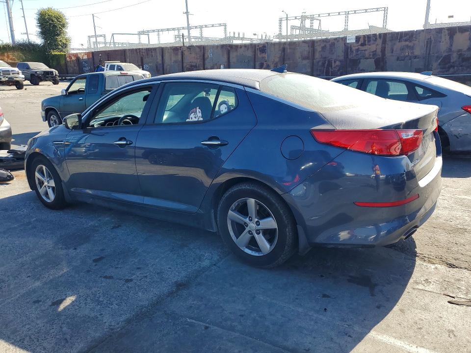 2015 Kia Optima VIN 5XXGM4A77FG407343 COPART salvage auction — VANDALISM, Ca - Salvage Certificate, sold $1,050 on 2026-07-22 (photo 2)