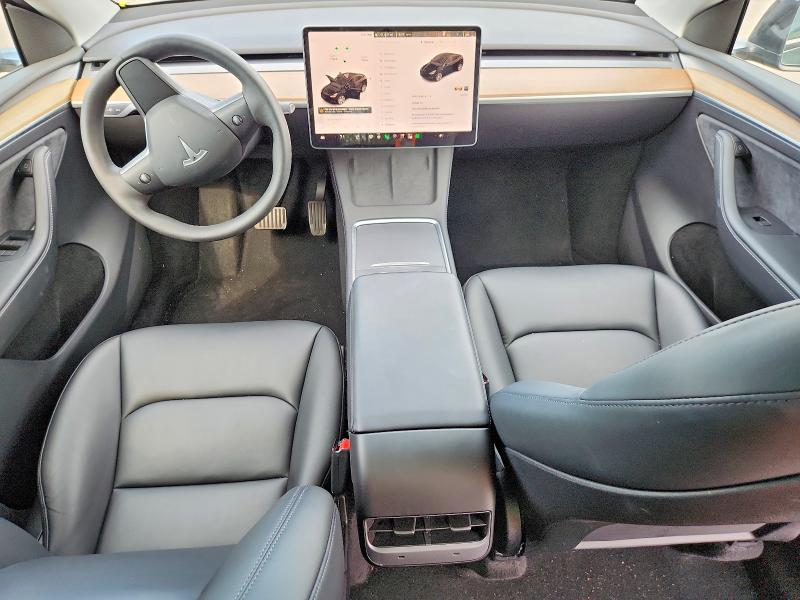 2023 Tesla Model y VIN 7SAYGDEE8PA100580 COPART salvage auction — FRONT END, Ny - Mv-907A Salvage Certificate, sold $10,500 on 2026-07-15 (photo 8)