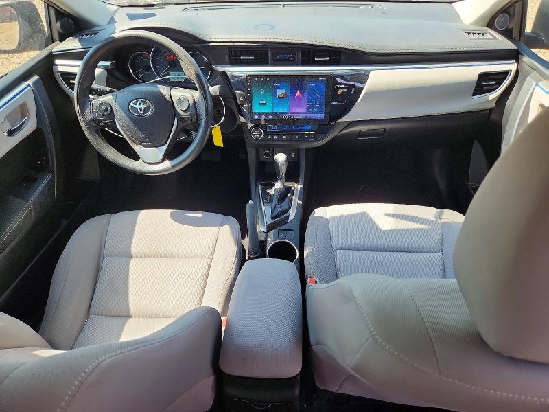 2014 Toyota Corolla VIN 5YFBURHE3EP040197 COPART salvage auction — FRONT END, Tx - Salvage Vehicle Title, sold $2,850 on 2026-07-14 (photo 8)