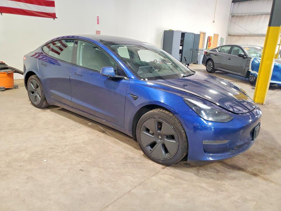 2022 Tesla Model 3 VIN 5YJ3E1EA5NF368852 COPART salvage auction — SIDE, PA - CERTIFICATE OF SALVAGE, sold $4,150 on 2026-07-27 (photo 4)
