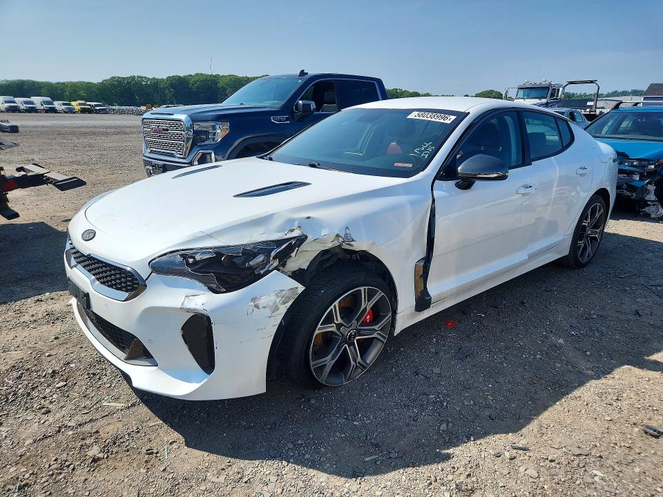 2020 Kia VIN KNAE35LC8L6072207 COPART salvage auction — FRONT END, Ma - Cert Of Title-Salvage, sold $3,550 on 2026-07-29 (photo 1)