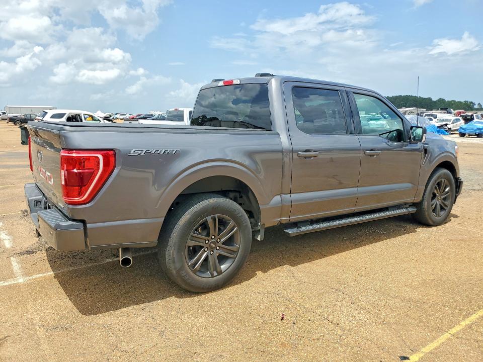 2022 Ford F-150 VIN 1FTEW1CP2NFA60045 COPART salvage auction — FRONT END, Tx - Salvage Vehicle Title, sold $13,200 on 2026-09-04 (photo 3)