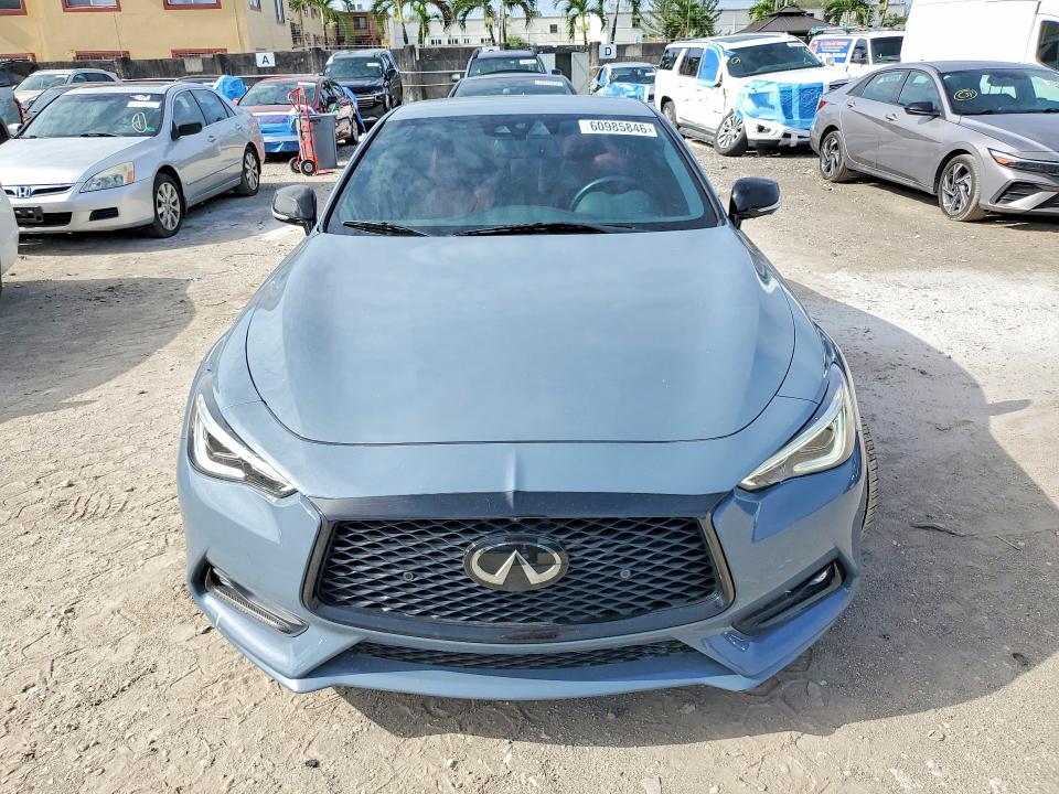 2021 Infiniti Q60 VIN JN1FV7LK5MM530385 COPART salvage auction — MINOR DENT/SCRATCHES, Fl - Cert Of Title-Rebuilt, sold $19,500 on 2026-07-22 (photo 5)