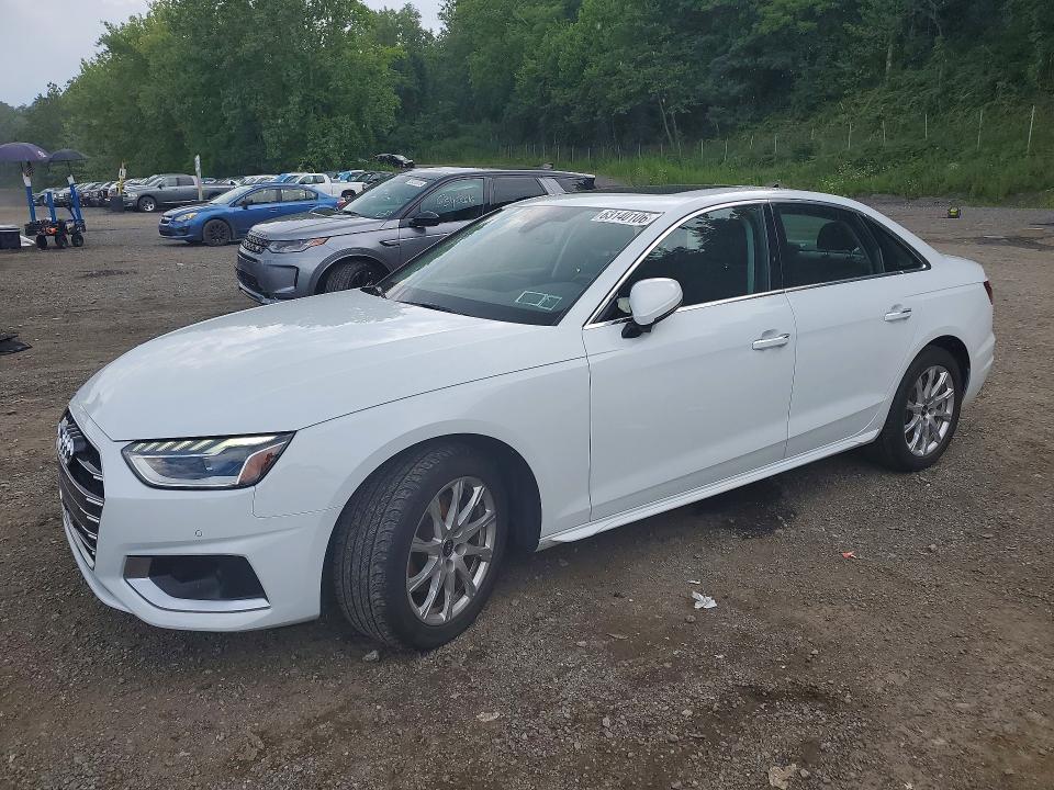 2023 Audi A4 VIN WAUABAF48PA002515 — COPART salvage auction photo