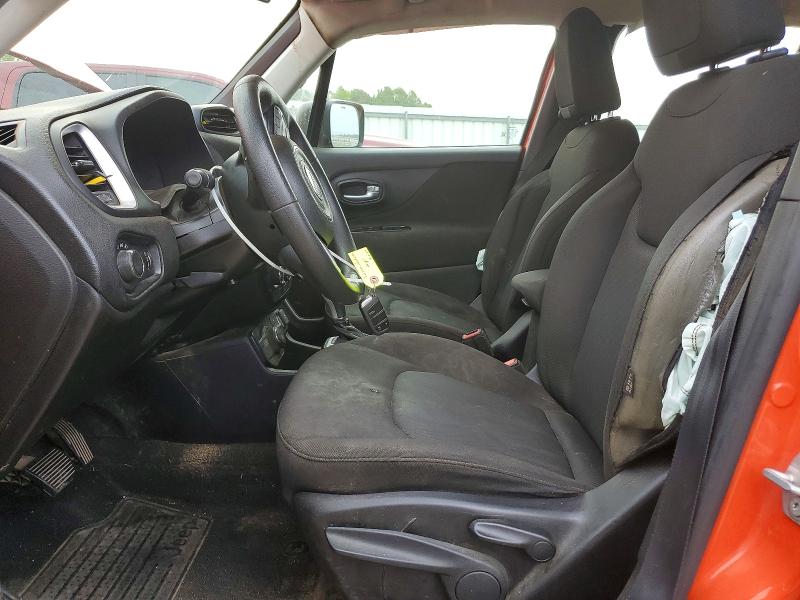 2018 Jeep Renegade VIN ZACCJBAB3JPJ44611 COPART salvage auction — FRONT END, Va - Cert Of Title - Salvage, sold $750 on 2026-07-31 (photo 7)