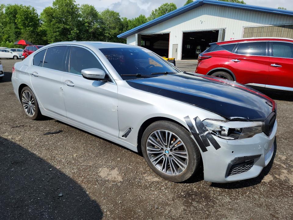 2018 BMW 5 series VIN WBAJA7C55JWC75489 COPART salvage auction — FRONT END, WV - CERTIFICATE OF TITLE (P), sold $7,400 on 2026-08-03 (photo 4)
