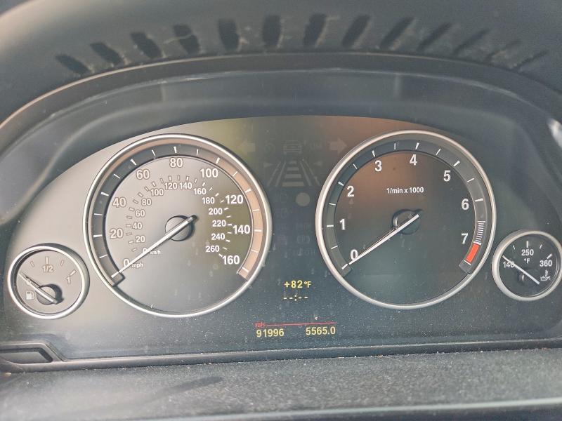 2011 BMW 5 series VIN WBAFR7C56BC802101 COPART salvage auction — FRONT END, TX - SALVAGE VEHICLE TITLE (P), sold $10 on 2026-07-16 (photo 9)