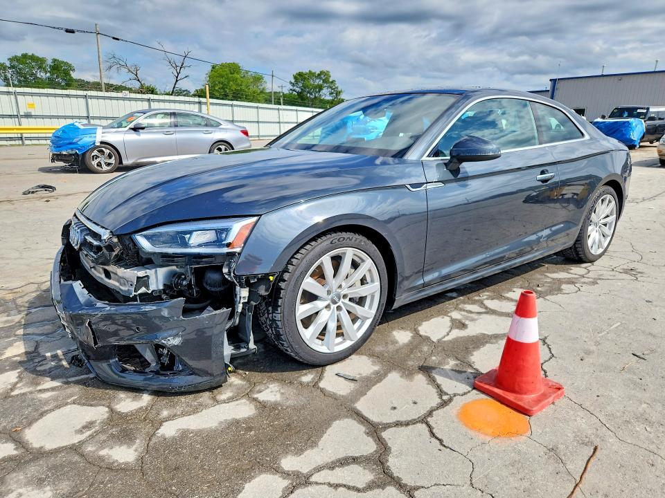 2018 Audi A5 VIN WAUPNAF52JA002219 — COPART salvage auction photo