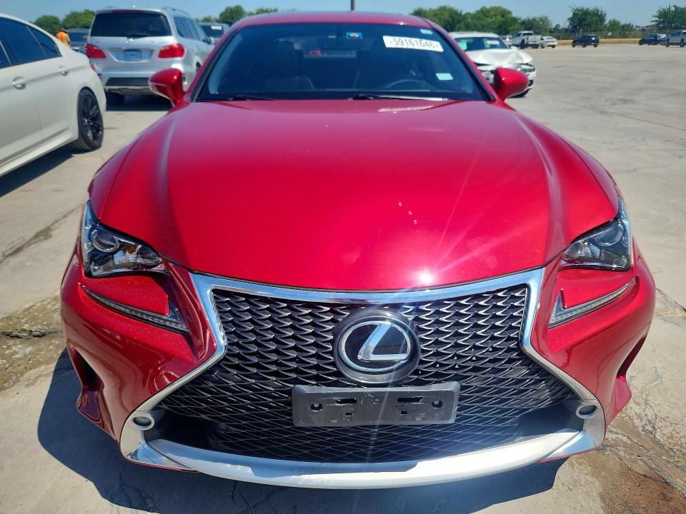 2015 Lexus Rc 350 VIN JTHHE5BC0F5006318 COPART salvage auction — SIDE, TX - SALVAGE VEHICLE TITLE (P), sold $8,900 on 2026-07-20 (photo 5)