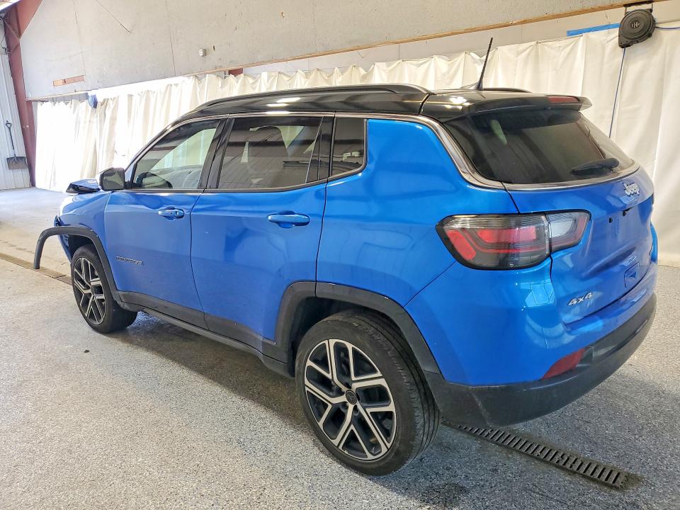 2025 Jeep Compass VIN 3C4NJDCNXST614240 COPART salvage auction — FRONT END, Mi - Certificate Of Title, sold $8,600 on 2026-07-27 (photo 2)