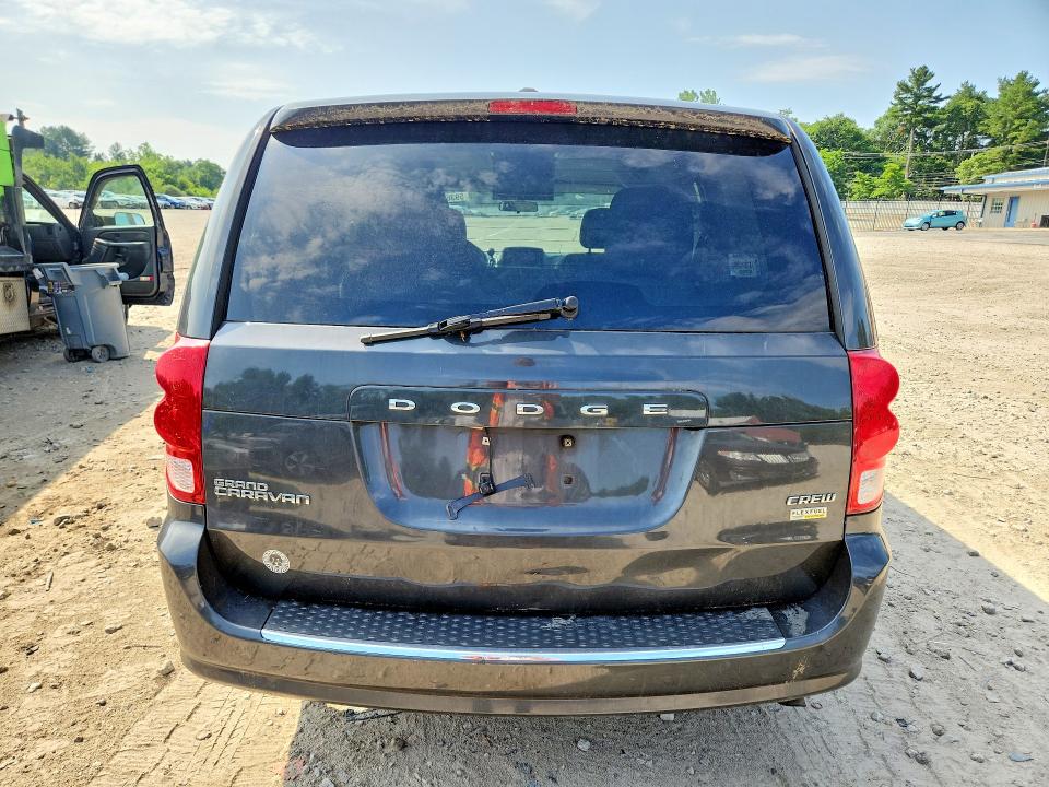 2012 Dodge Caravan VIN 2C4RDGDG3CR172142 COPART salvage auction — FRONT END, Ma - Cert Of Title-Reconstrctd Coll, sold $250 on 2026-07-27 (photo 6)